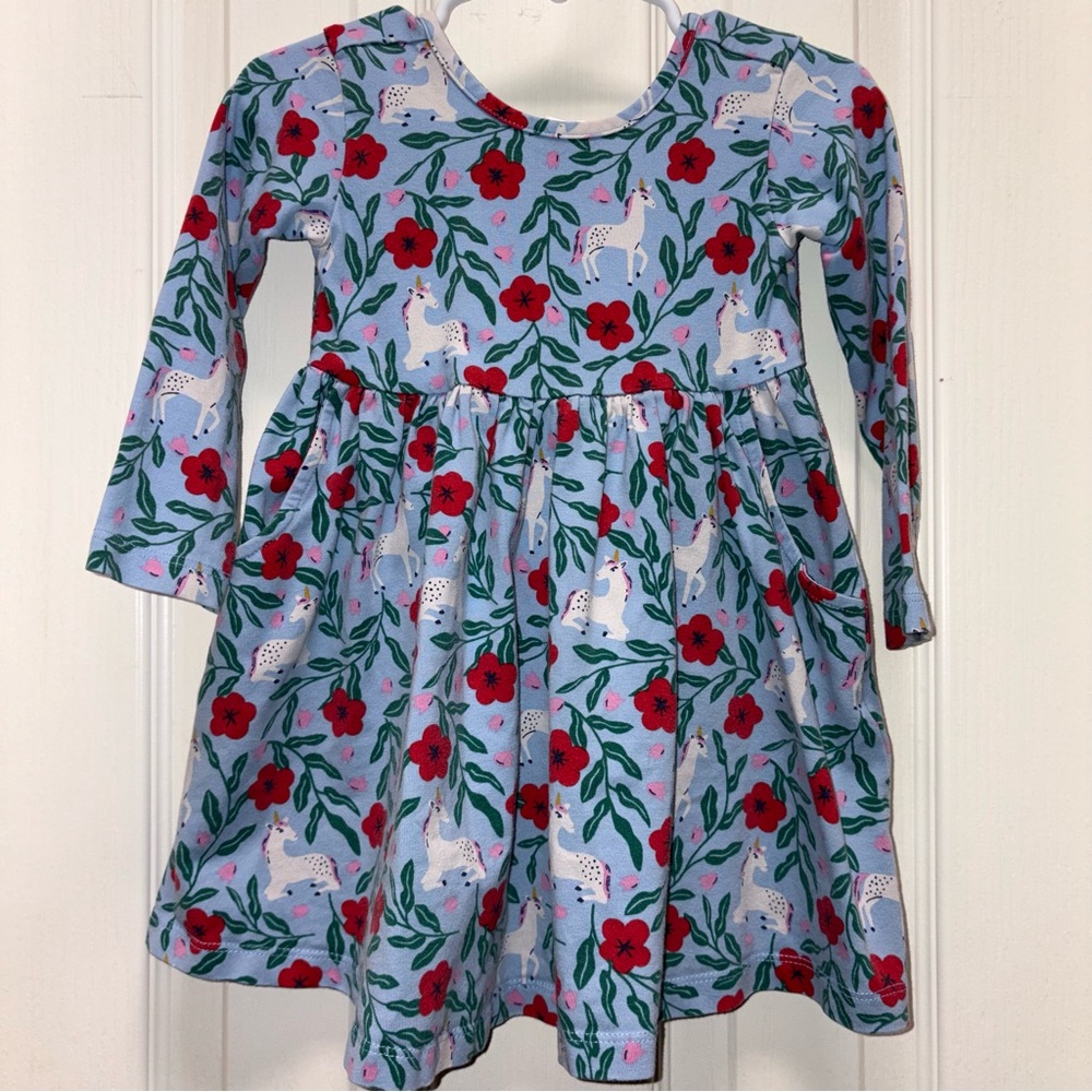 Hanna Andersson Unicorn Swing Dress with Pockets